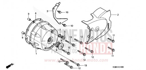 PANNEAU CARTER-MOTEUR G. VT125C2Y de 2000